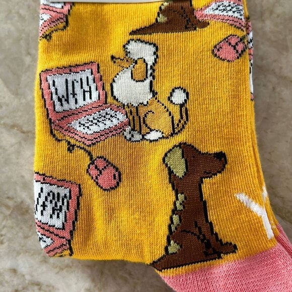 Computer Dog Socks NWT - Picture 2 of 4